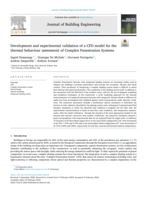 Development and experimental validation of a CFD model for the thermal behaviour assessment of complex fenestration systems