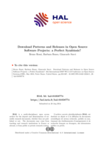 Download patterns and releases in Open Source Software projects: A perfect symbiosis?