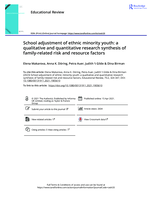 School adjustment of ethnic minority youth: A qualitative and quantitative research synthesis of family-related risk and resource factors