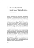 On the need to extend tournament theory through insights from status research
