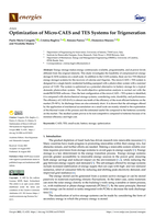 Optimization of Micro-CAES and TES Systems for Trigeneration