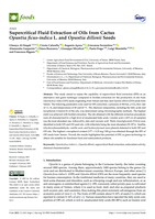 Supercritical Fluid Extraction of Oils from Cactus Opuntia ficus-indica L and Opuntia dillenii Seeds