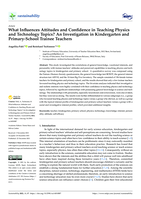 What Influences Attitudes and Confidence in Teaching Physics and Technology Topics? An Investigation in Kindergarten and Primary-School Trainee Teachers