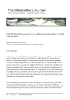 FCJ-135 Feral Computing: From Ubiquitous Calculation to Wild Interactions
