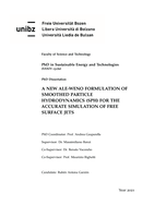 A new ALE-WENO formulation of Smoothed Particle Hydrodynamics (SPH) for the accurate simulation of free surface jets