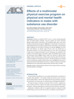 Effects of a multimodal physical exercise program on physical and mental health indicators in males with substance use disorder