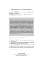 Impact of the COVID-19 pandemic on physical activity practice of people with disabilities