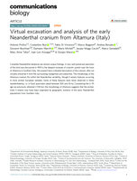 Virtual excavation and analysis of the early Neanderthal cranium from Altamura (Italy)