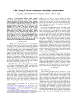 A BCI using VEP for continuous control of a mobile robot