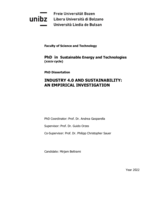 Industry 4.0 and sustainability: an empirical investigation