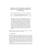 Evaluation of a Coordinating Controller for Improved Task Performance in Multi-User Teleoperation
