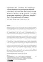 Grenzlandstudien zu Südtirol: Das Borderscape-Konzept als historisch-geografisches Analyseinstrument in der regionalen Grenzlandforschung
