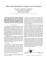 Online Intention Recognition for Computer-Assisted Teleoperation