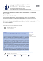 Tourism in Transition? The Post-COVID Tourist Flows in the Vesuvius National Park