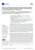 The Class IIA Histone Deacetylase (HDAC) Inhibitor TMP269 Downregulates Ribosomal Proteins and Has Anti-Proliferative and Pro-Apoptotic Effects on AML Cells