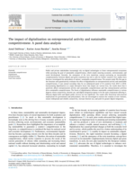 The impact of digitalization on entrepreneurial activity and sustainable competitiveness: A panel data analysis