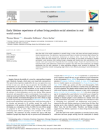 Early lifetime experience of urban living predicts social attention in real world crowds