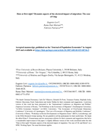 Hate at first sight? Dynamic aspects of the electoral impact of migration: the case of Ukip