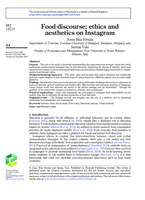 Food discourse: ethics and aesthetics on Instagram