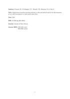 Application of machine-learning methods to milk mid-infrared spectra for discrimination of cow milk from pasture or total mixed ration diets