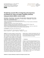 Deciphering seasonal effects of triggering and preparatory precipitation for improved shallow landslide prediction using generalized additive mixed models
