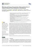 Stay safe and strong: Characteristics, roles and emotions of student-produced comics related to cyberbullying
