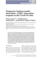 Temporary business model innovation: SMEs’ innovation response to the Covid-19 crisis