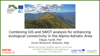Combining GIS and SWOT analysis for enhancing ecological connectivity in the Alpine-Adriatic Area