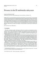 Presence in the IP Multimedia Subsystem