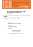 Researching Parenting in Pandemic Times: Tips and Traps from an Italian Experience