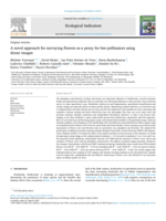 A novel approach for surveying flowers as a proxy for bee pollinators using drone images
