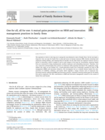 "One for all, all for one”: a mutual gains perspective on HRM and innovation management practices in family firms