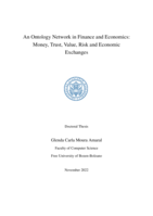 An Ontology Network in Finance and Economics: Money, Trust, Value, Risk and Economic Exchanges