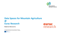 Data Spaces for Mountain Agriculture @​ Eurac Research ​
