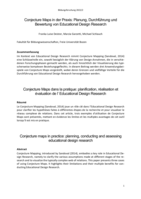 Conjecture maps in practice: Planning, conducting and assessing educational design research