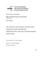 An artificial intelligence approach for managing water distribution infrastructure: the issue of water demand forecasting