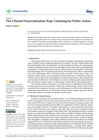 The climate financialization trap: Claiming for a public action