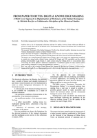 From Paper to Bytes: Digital Knowledge Sharing : A Multi Level Approach to Digitalization of Dictionary of the Italian Resurgency by Michele Rosi for a Collaborative Discipline of the Historical Studies
