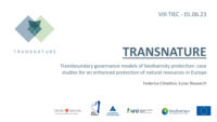 Transnature: Transboundary governance models of biodiversity protection: case studies for an enhanced protection of natural resources in Europe
