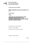 Modeling and optimization of high efficiency bidirectional DC-DC converter interfacing to high-voltage battery storage systems