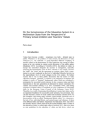 On the inclusiveness of the education system in a multination state from the perspective of primary school children and teachers’ values