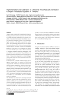 Implementation and calibration of a model to treat naturally ventilated Complex Fenestration Systems in TRNSYS