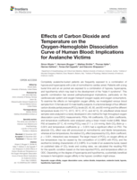 Effects of Carbon Dioxide and Temperature on the Oxygen-Hemoglobin Dissociation Curve of Human Blood: Implications for Avalanche Victims