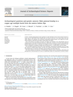 Archaeological questions and genetic answers: Male paternal kinship in a copper age multiple burial from the eastern Italian Alps