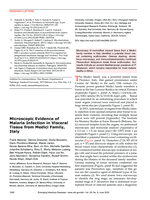 Microscopic Evidence of Malaria Infection in Visceral Tissue from Medici Family, Italy