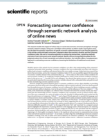 Forecasting consumer confidence through semantic network analysis of online news