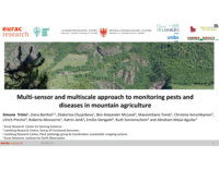 Approccio multisensore e multiscala per il rilevamento di parassiti e malattie delle piante nell'agricoltura montana