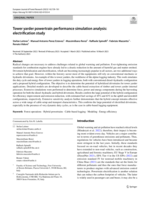 Tower yarder powertrain performance simulation analysis: Electrification study