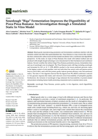 Sourdough “Biga” Fermentation Improves the Digestibility of Pizza Pinsa Romana: An Investigation through a Simulated Static In Vitro Model