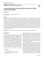 Lysosomal Pathogenesis of Parkinson’s Disease: Insights From LRRK2 and GBA1 Rodent Models